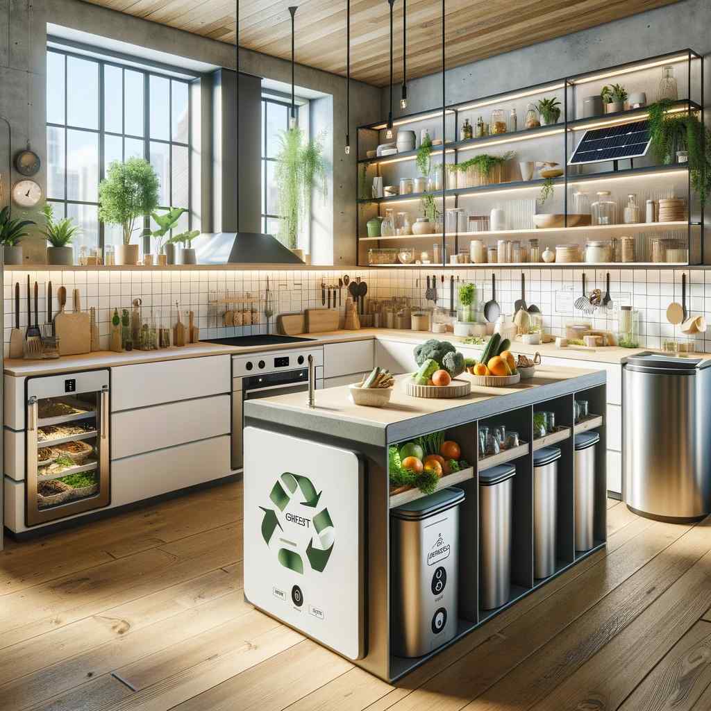 sustainable kitchen in restaurant kitchen design