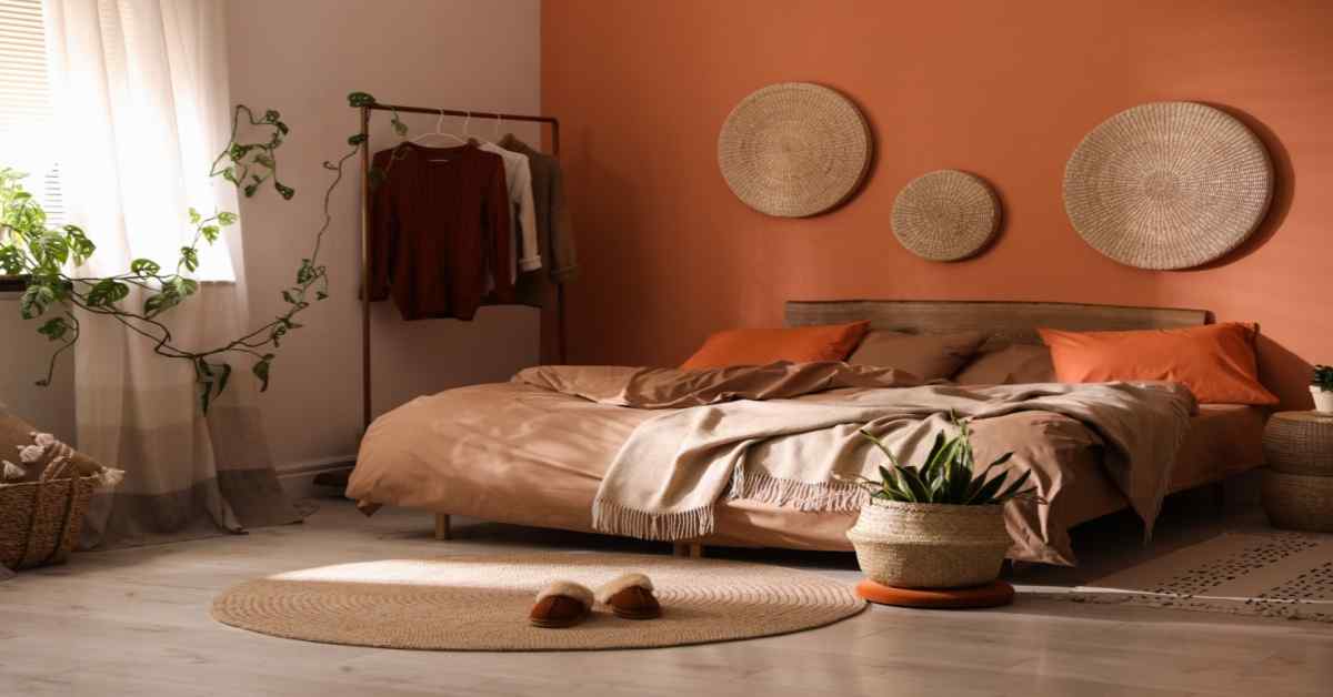 terracotta and cream pop colour combination