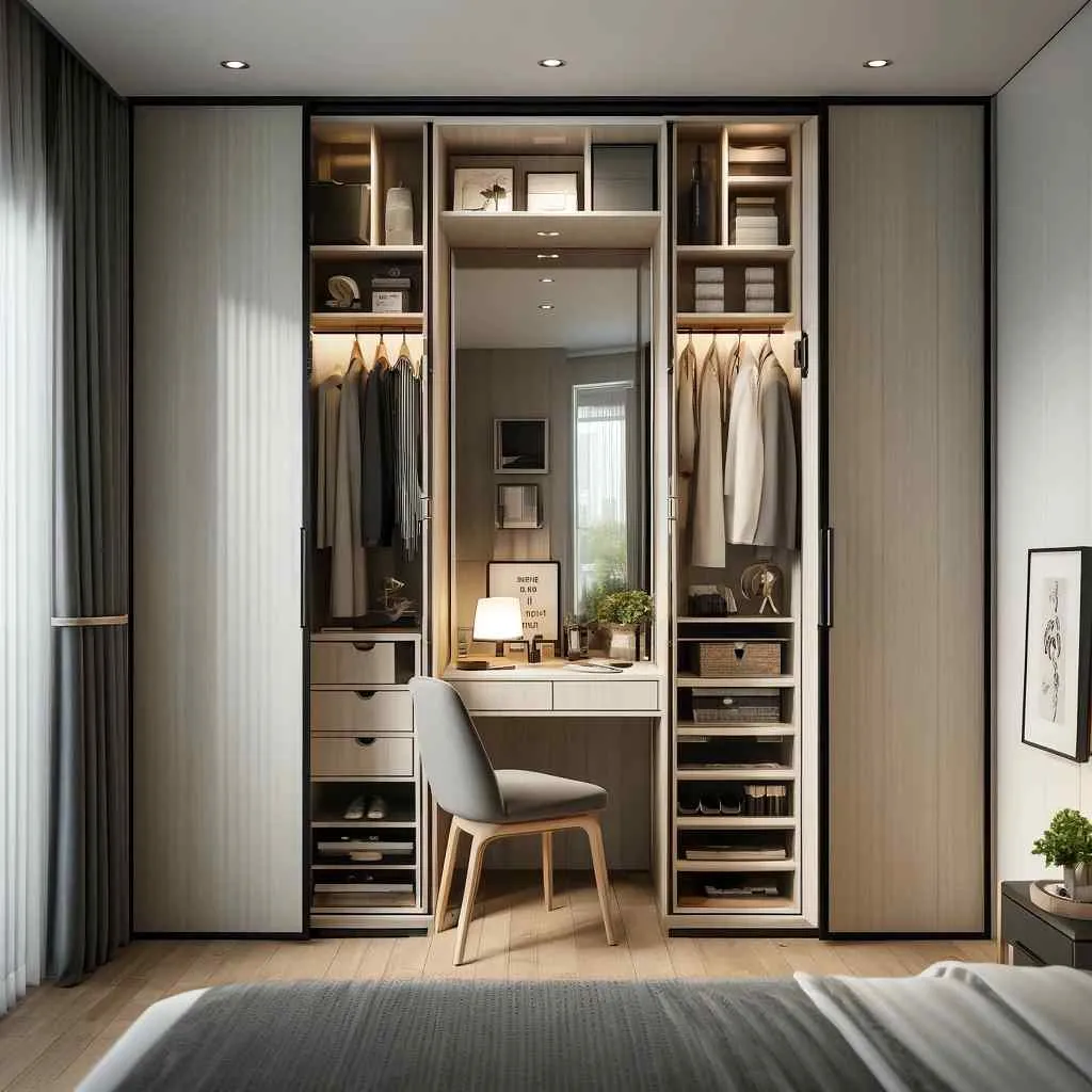 versatile dressing solution for 2 door sliding wardrobe design