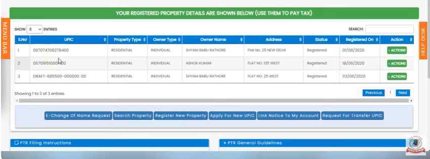 view your property tax details mcd property tax