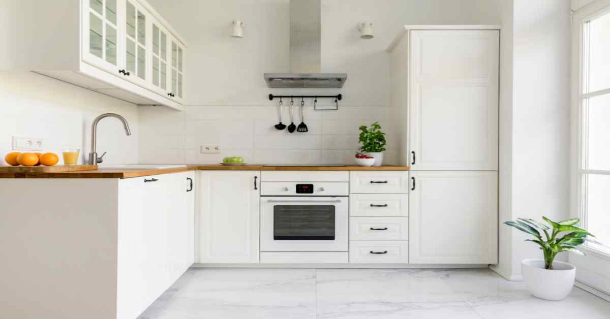 white colour kitchen as per vastu