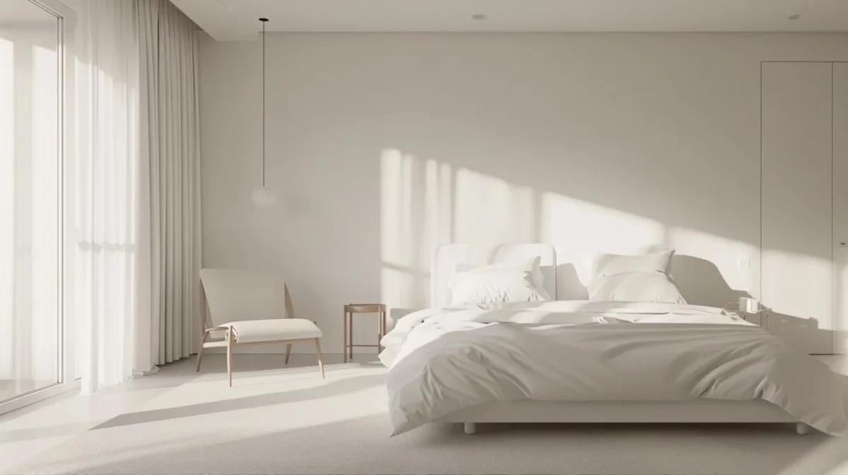 white look bedroom paint colour