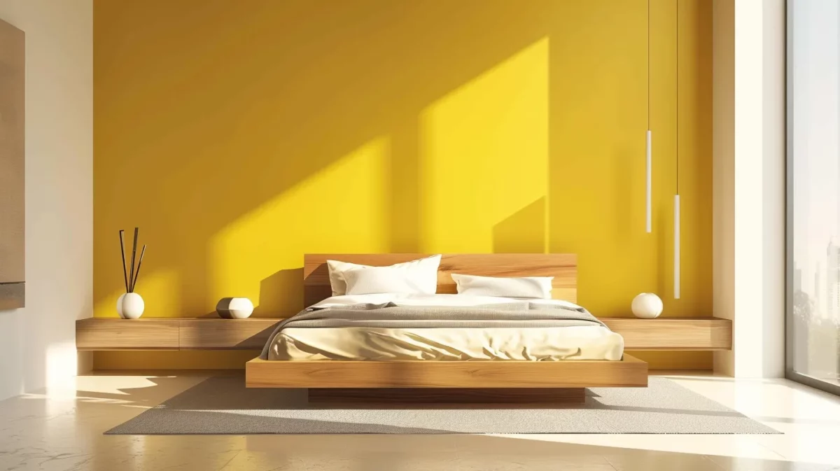 yellow bedroom paint colour