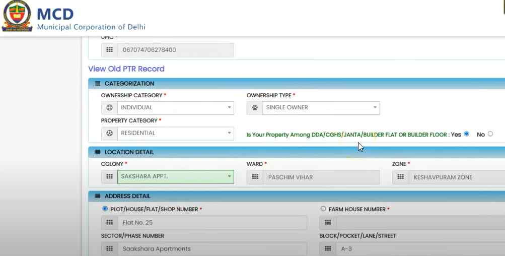 access payment option ndmc property tax online payment