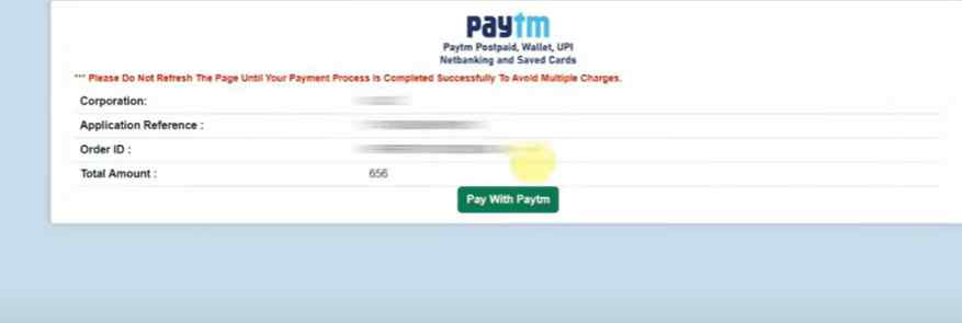 finish the payment in edmc property tax payment online