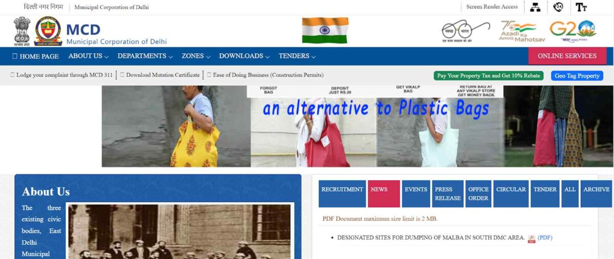 ndmc property tax online payment