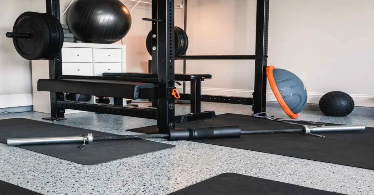 home gym in a luxury house