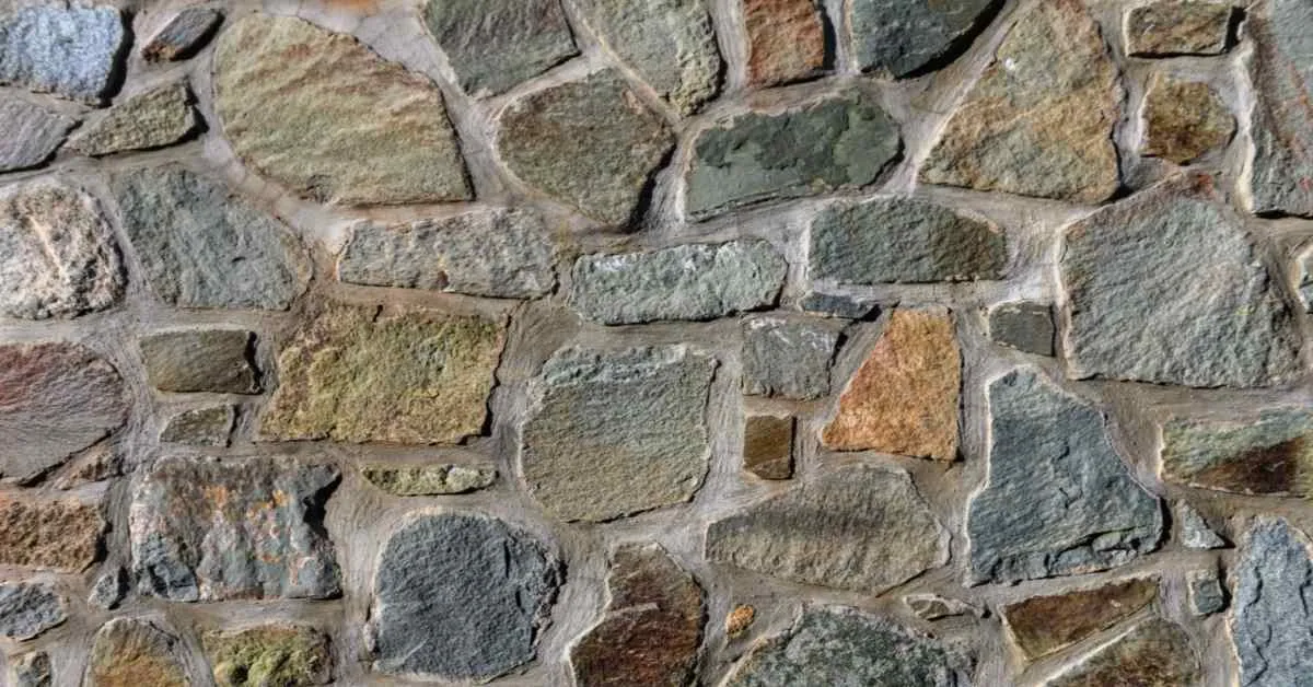 stacked stone wall texture design outside