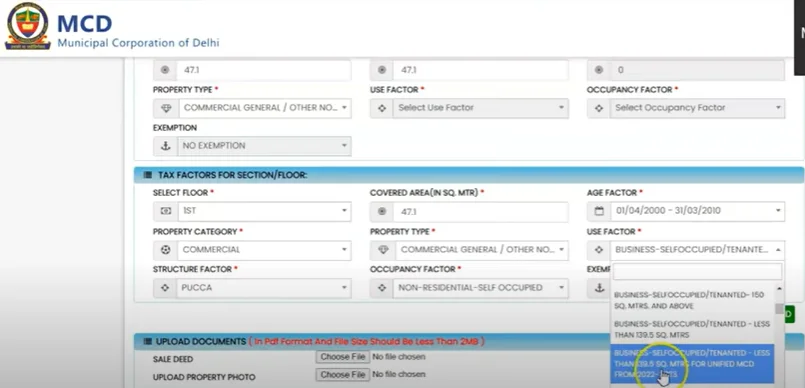 tax details in property tax online