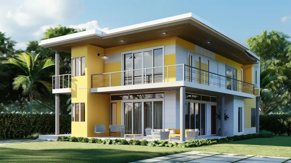 yellow and cream exterior house colour combinations