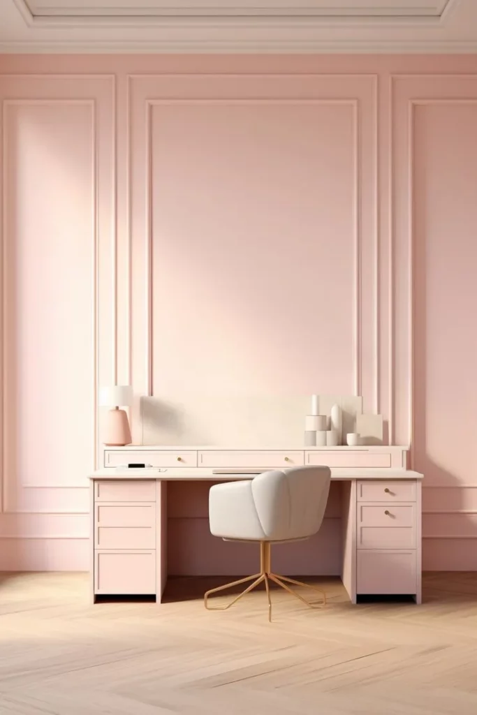 Pastel Pink and White Colour Combination