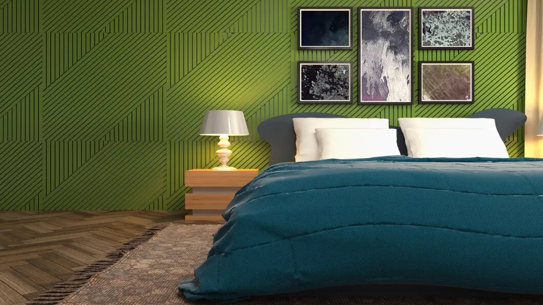 green blue bedroom wall colour combination