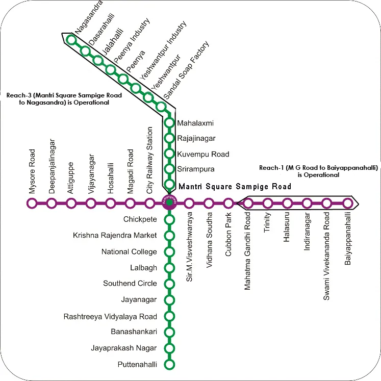 kengeri metro station map