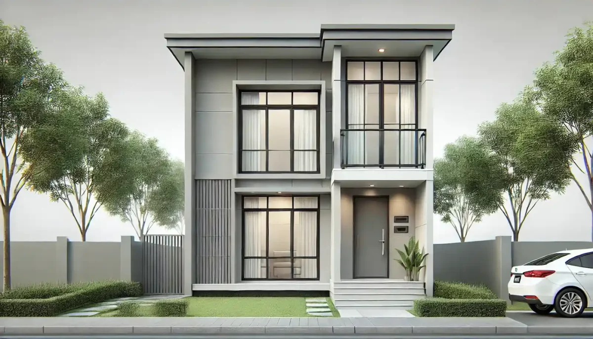 small house 15*50 house front elevation