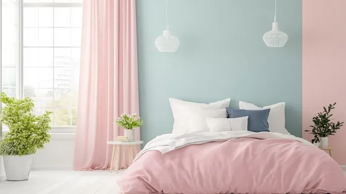 wall paint colour combinations with pastel colours