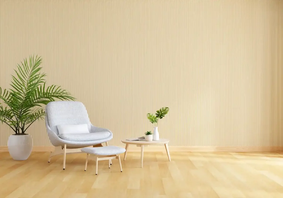 wall paneling themed 3d wallpaper design