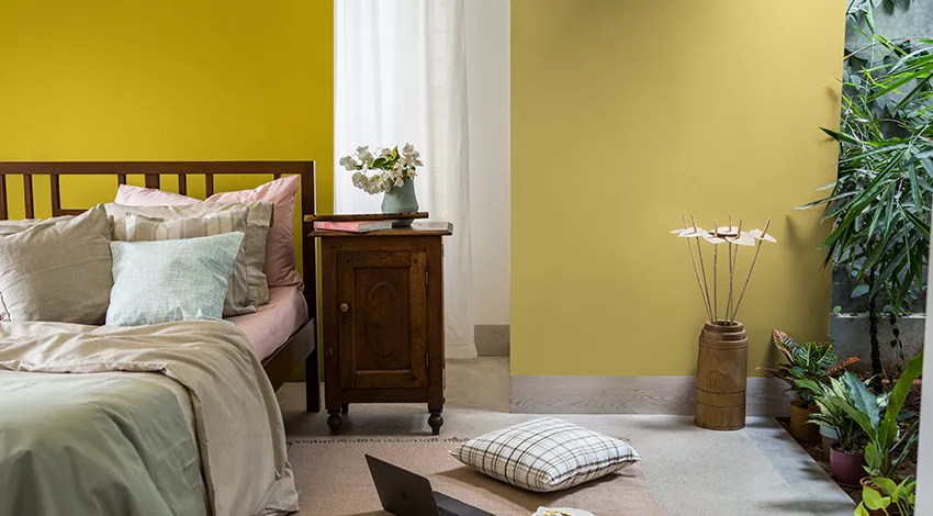 yellow bedroom royale shyne colour combinations