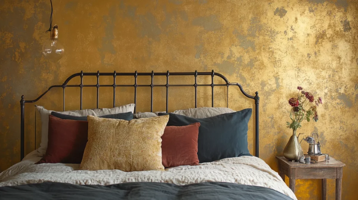 antique gold bedroom modern texture paint designs