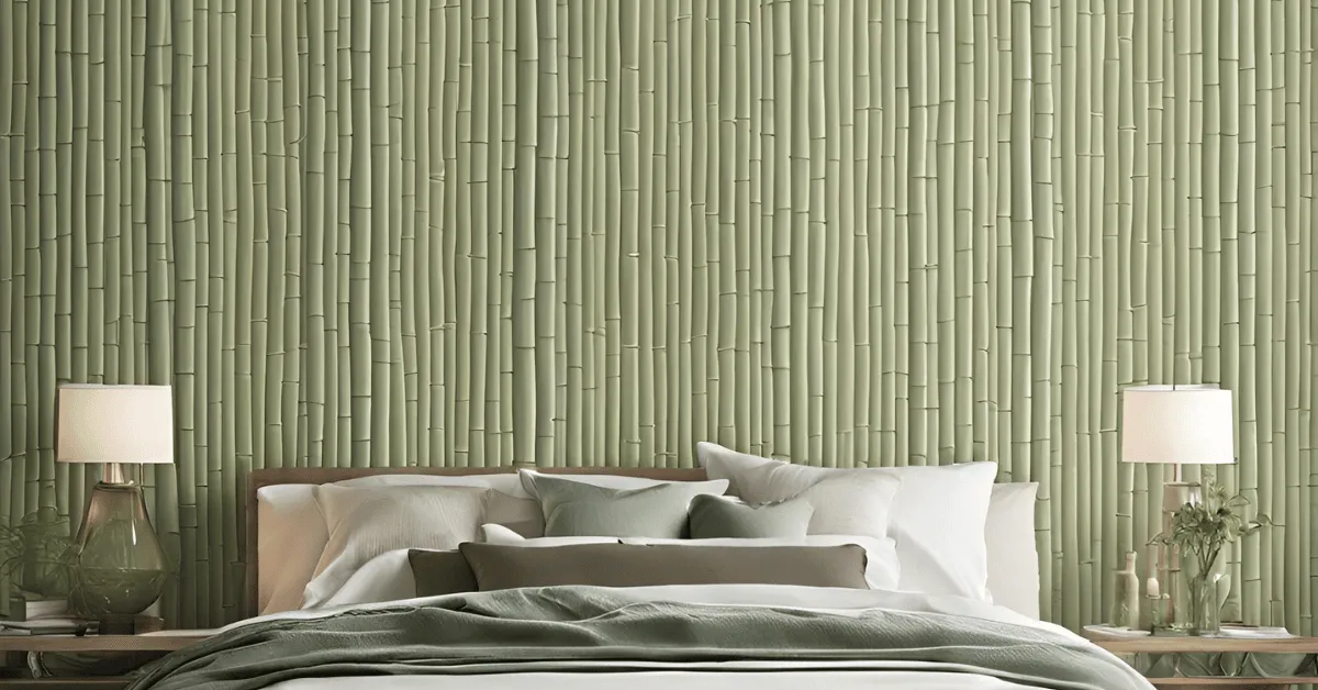 bamboo inspired texture modern texture paint design for bedroom