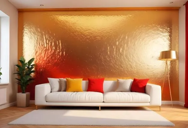 faux finish modern wall texture design for living room