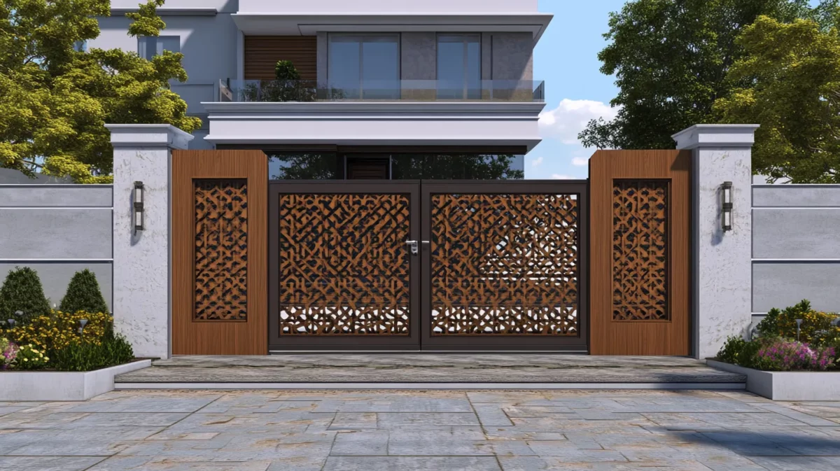 front compound gate design for home