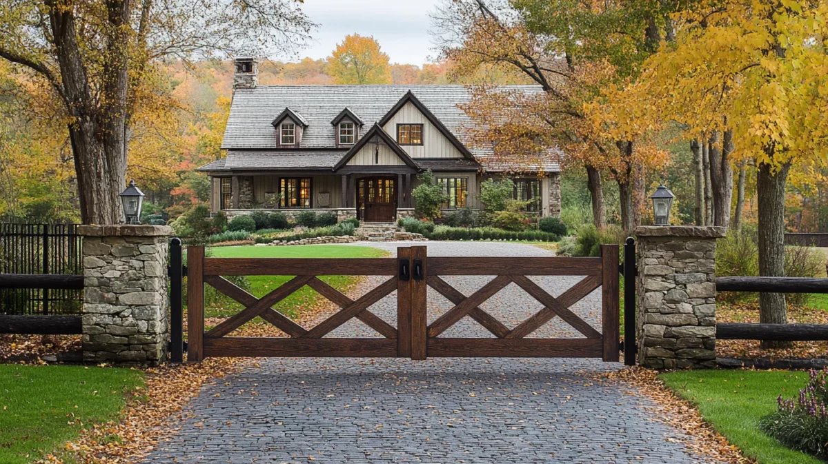 front farmhouse gate design