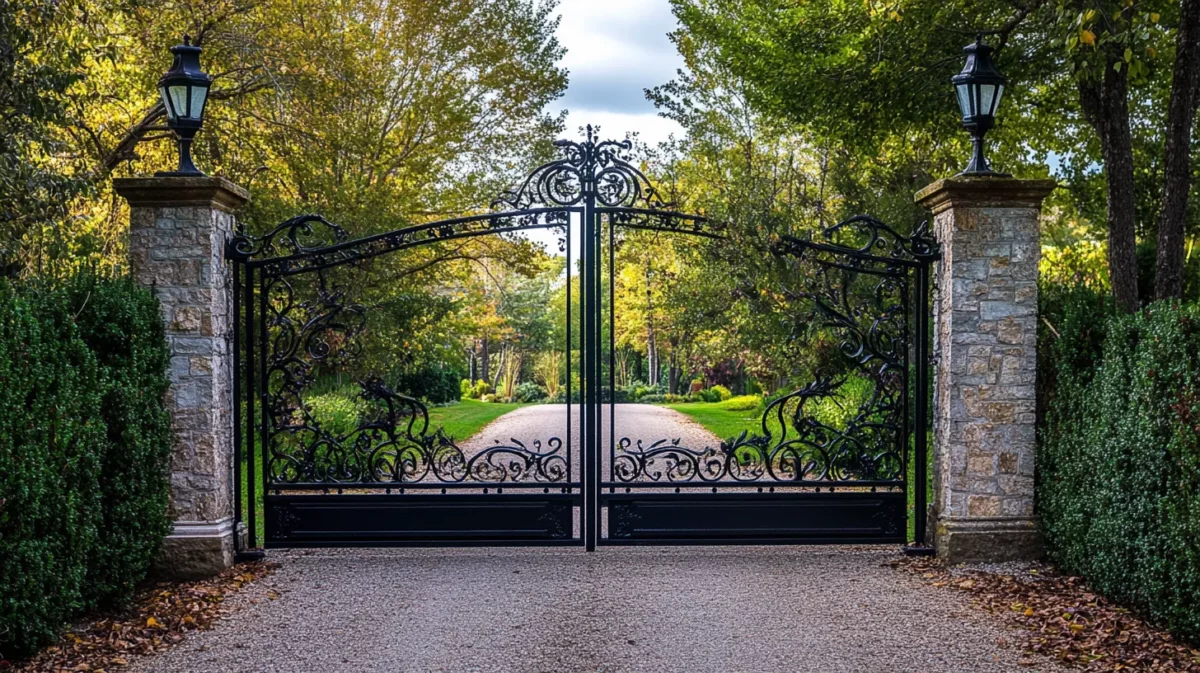 custom front gate design