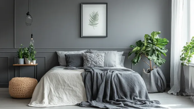 grey bedroom colour for couples as per the vastu