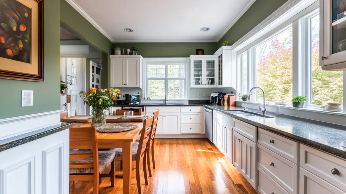 horizontal stripes paint patterns for small kitchen walls