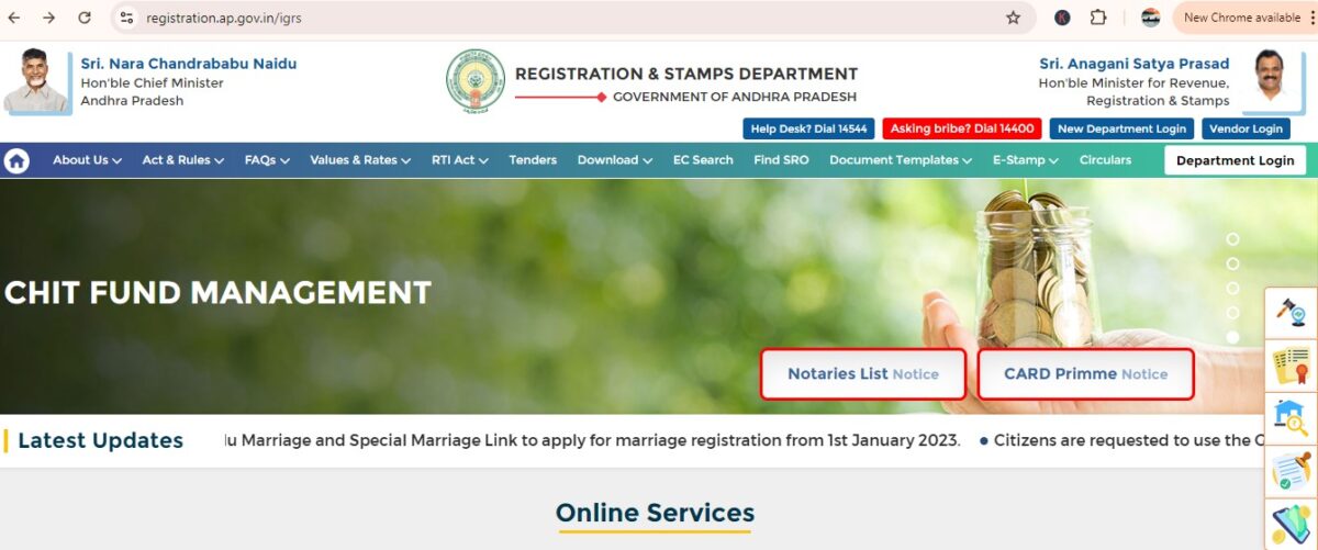 how to pay stamp duty in andhra pradesh online