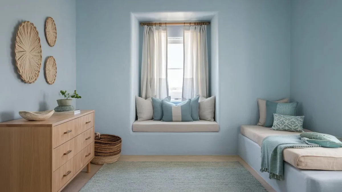 light blue wall paint for room