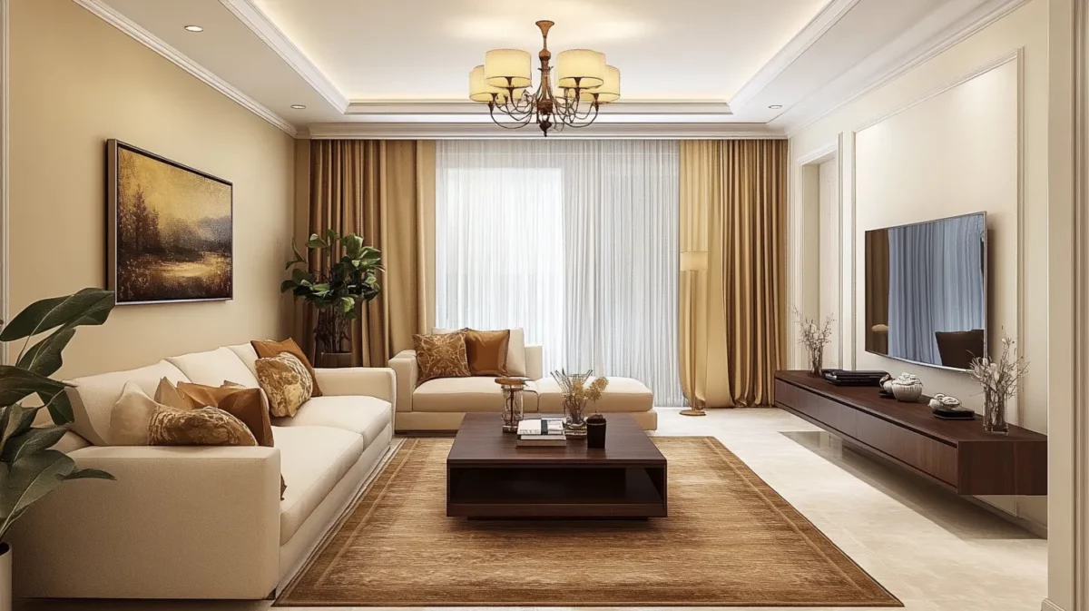 linen look modern royal texture paint design for living room