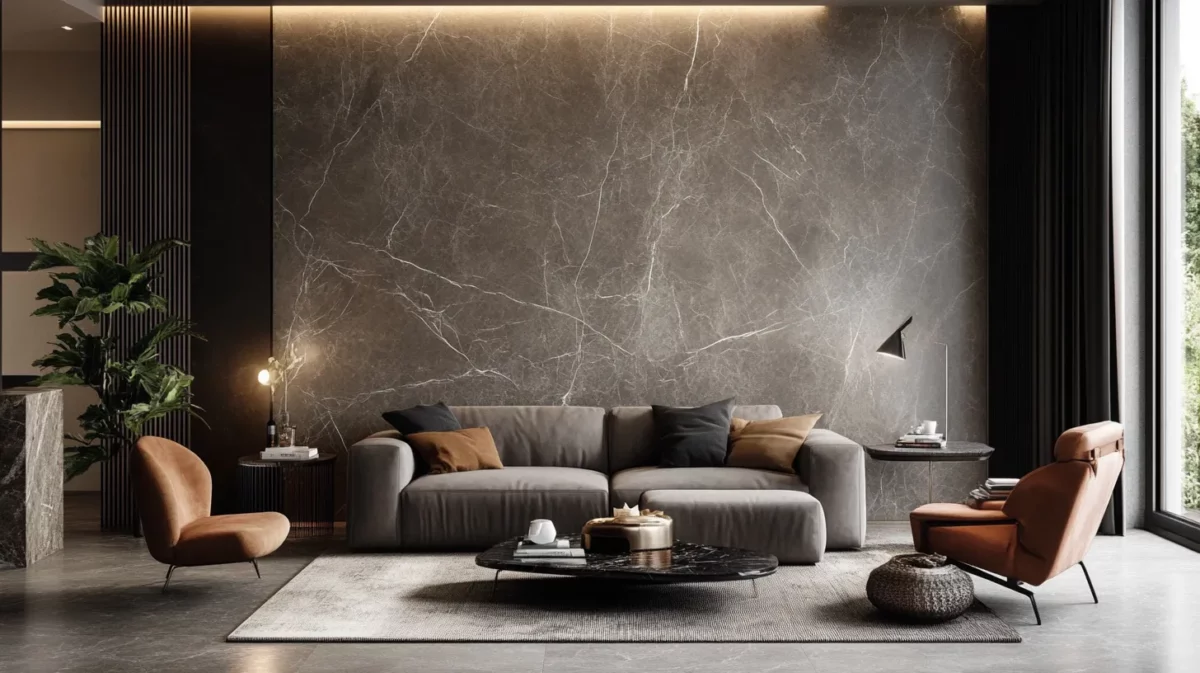 marble mist wall texture design for living room