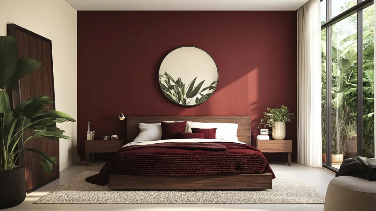 maroon with cream south west bedroom colour as per vastu