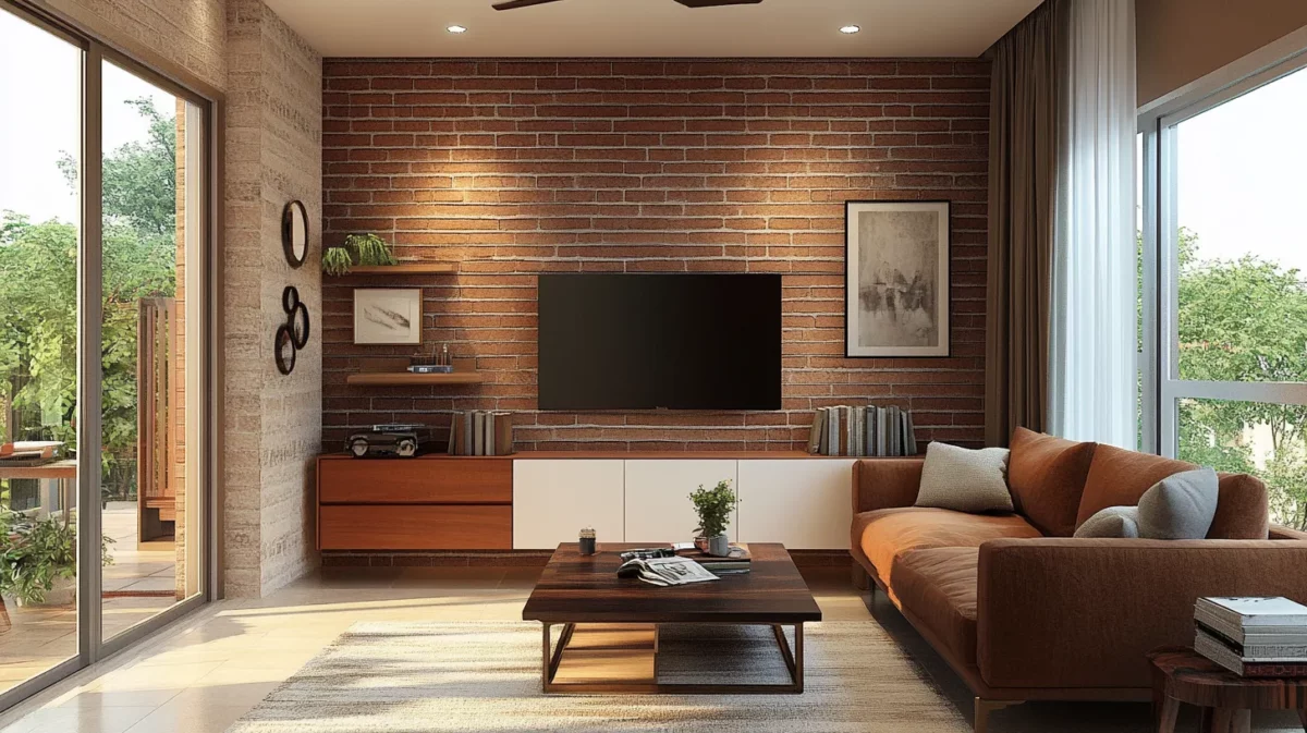 modern brick texture paint designs for interior elevation