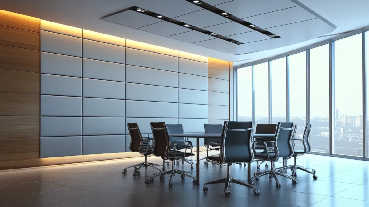 modern office pvc wall panel design