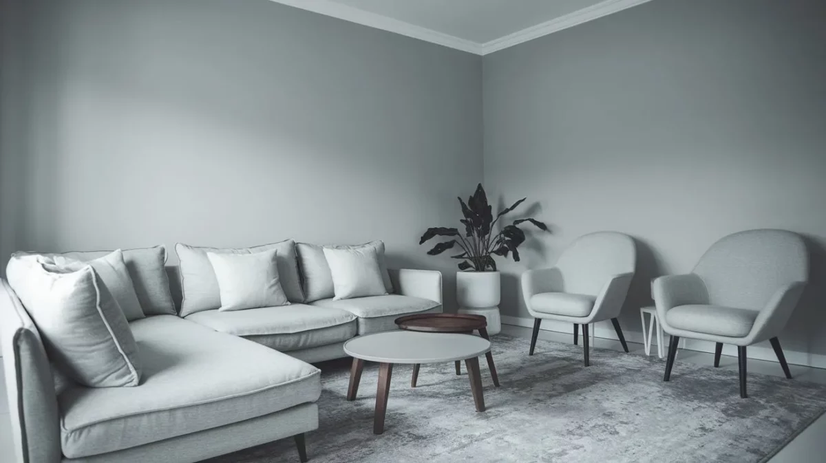 monochromatic palette paint colors for living room