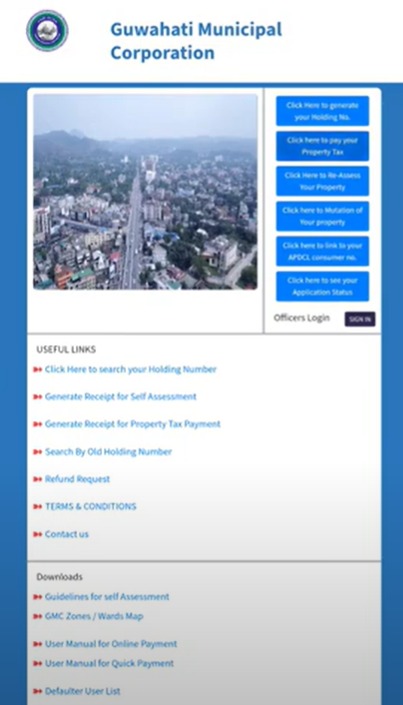 online land tax payment in assam