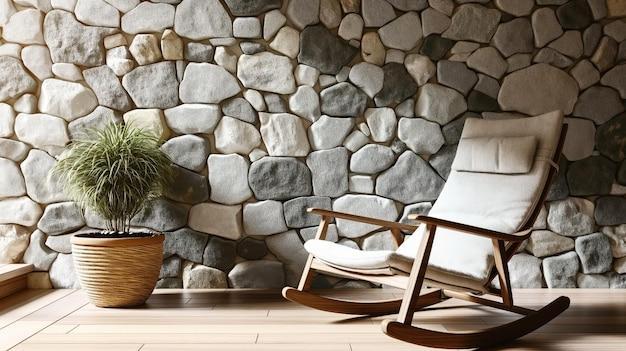 pebble path modern wall texture design for living rooms