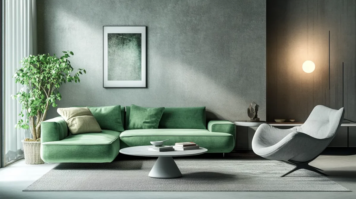 pista green and light grey colour for wall with asian paints