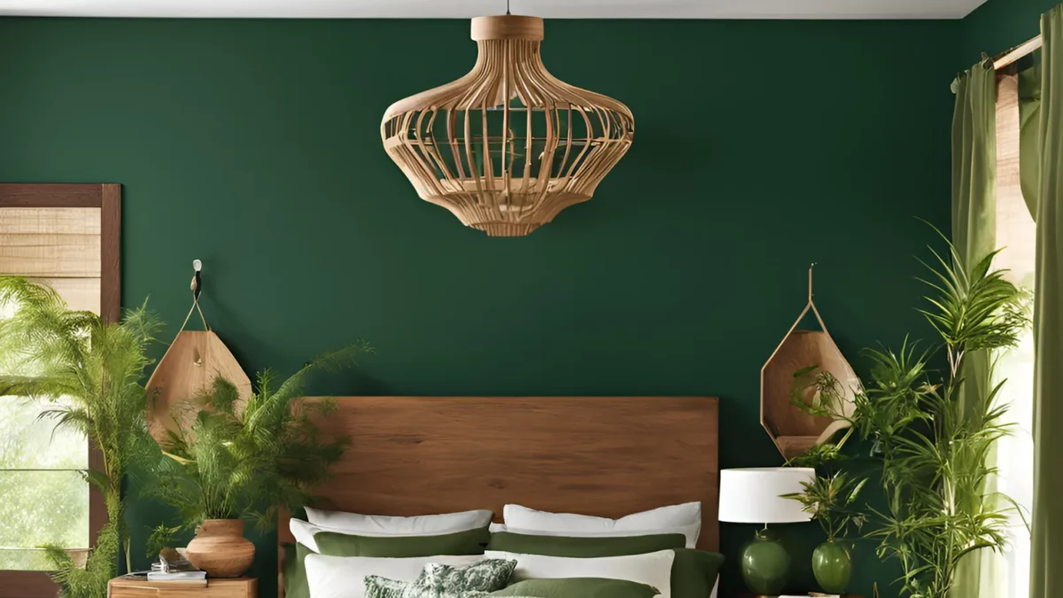 rich green nippon paint bedroom colours