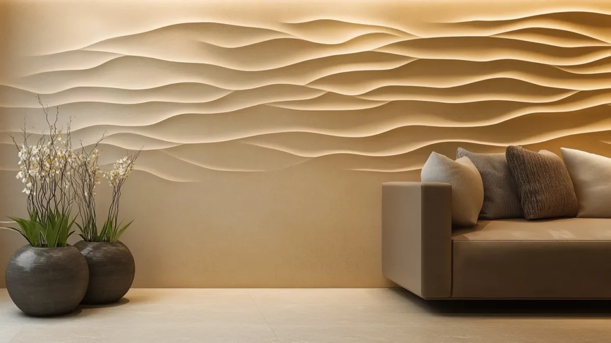 sand dune modern wall texture design for living rooms