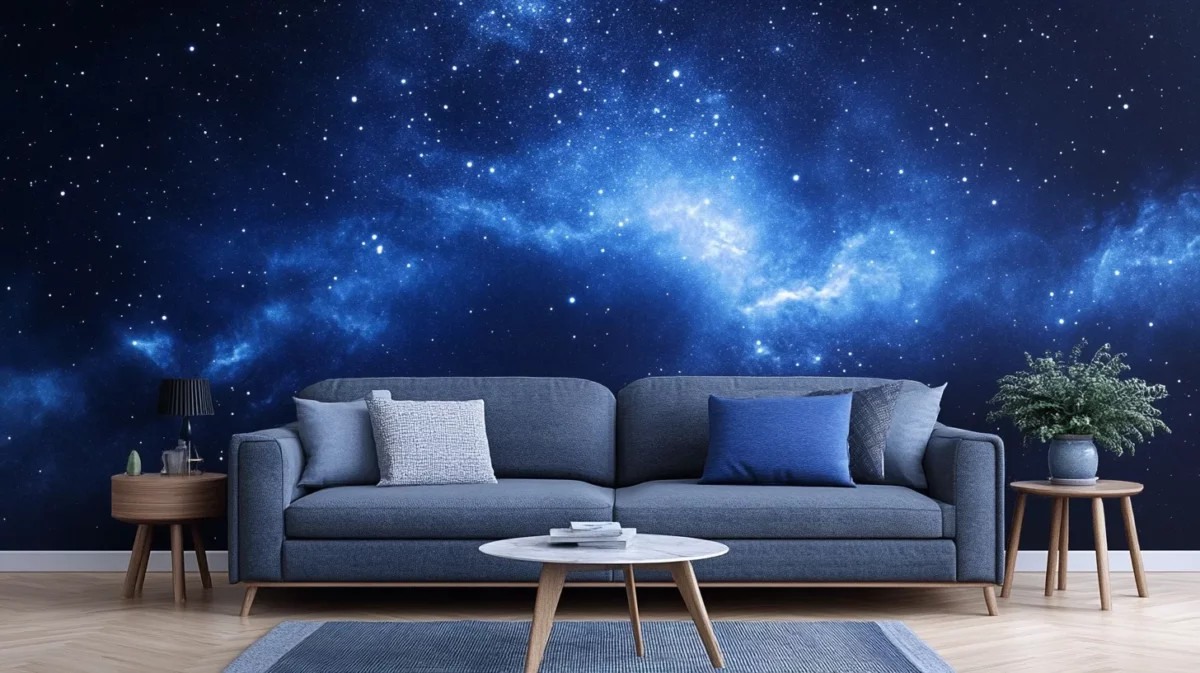 starry night living room 3d wall painting