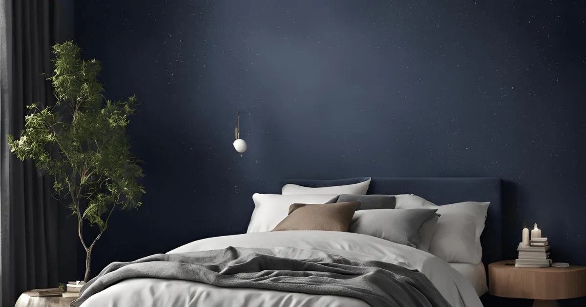 starry night sky modern texture paint design for bedroom