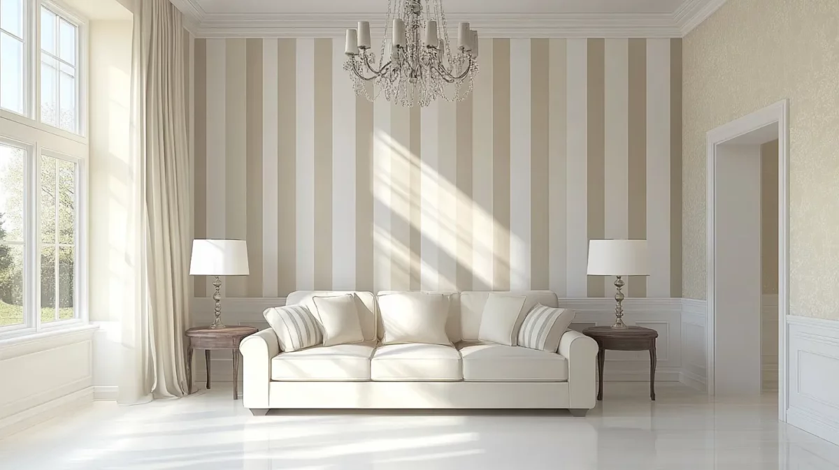 subtle stripes classy wallpaper design