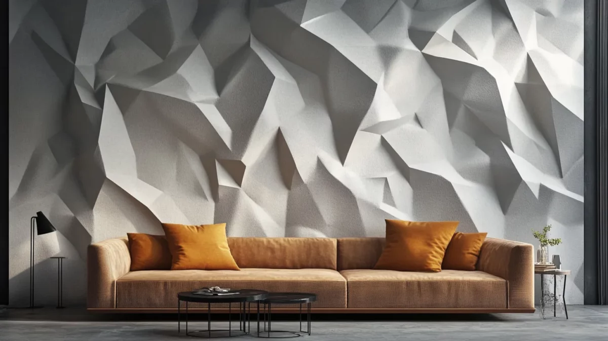 textured geometric shapes wallpaper for house wall