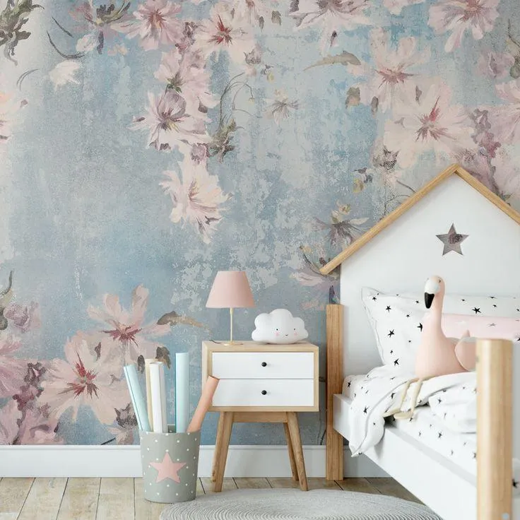 watercolour wallpaper design with asian paints