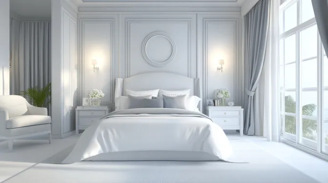 white bedroom colour for couples as per the vastu