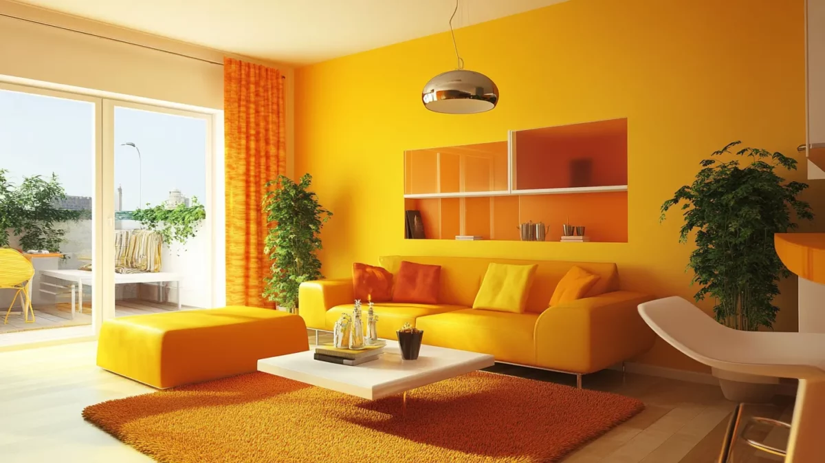 yellow and orange colour combination