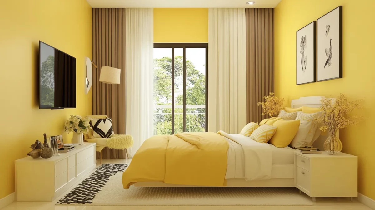 yellow with cream master east bedroom colour as per vastu